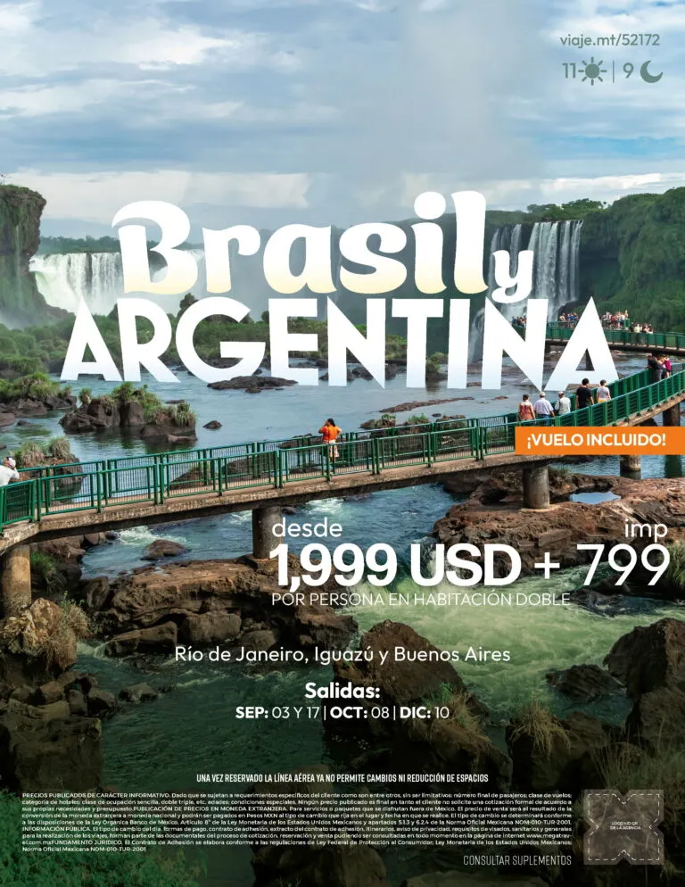 Destino Sudamérica: Brasil y Argentina
