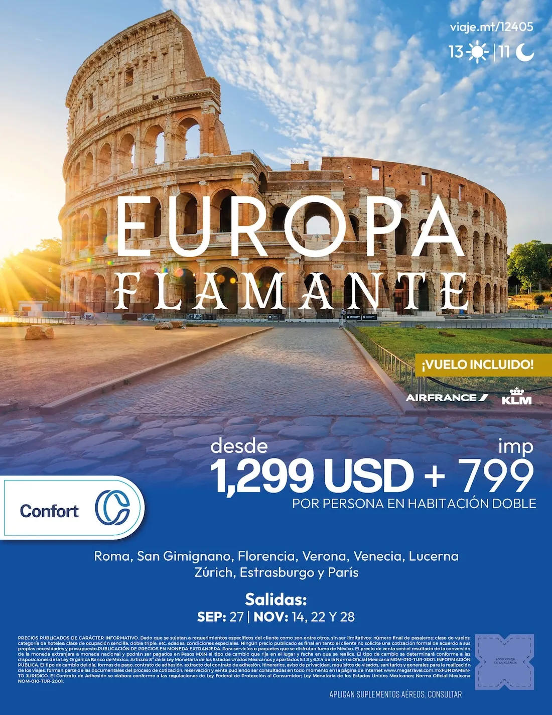 Viaje a Europa Flamante con ARA Viajes